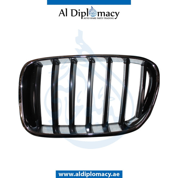 Left SHOW Grille, CHROME for BMW X3 Series F25 (2010-2017) models, Part Number T-51117210725