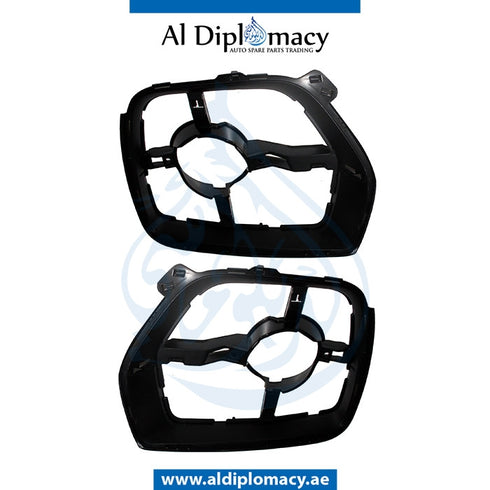 Front BUMPER FOG LAMP Brackets, SET for BMW X6 Series E71 (2008-2014) models, Part Number T-51117210936