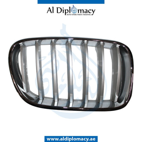 Right SHOW Grille, CHROME for BMW X3 Series F25 (2010-2017) models, Part Number T-51117237422