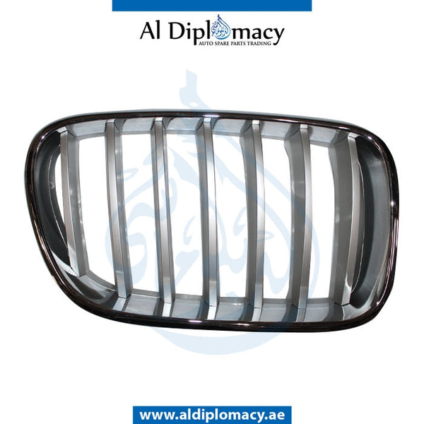 Right SHOW Grille, CHROME for BMW X3 Series F25 (2010-2017) models, Part Number T-51117237422