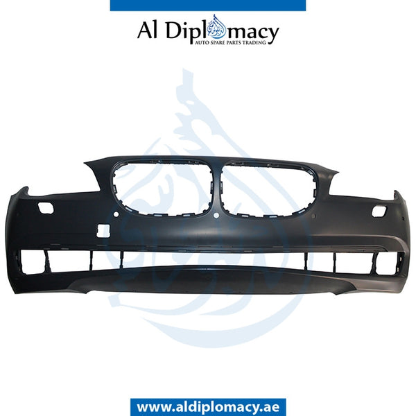 Front Bumper, WITH SENSOR AND WIPER HOLE for BMW 7 Series F01 (2008-2015) models, Part Number T-51117238749-CN