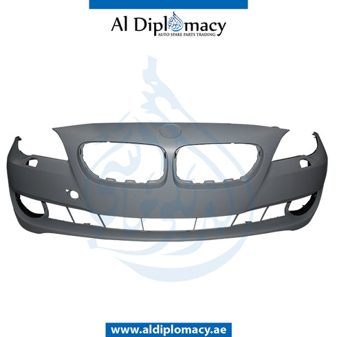 Front Bumper, WITHOUT SENSOR HOLE for BMW 5 Series F10 (2010-2016) models, Part Number T-51117285963