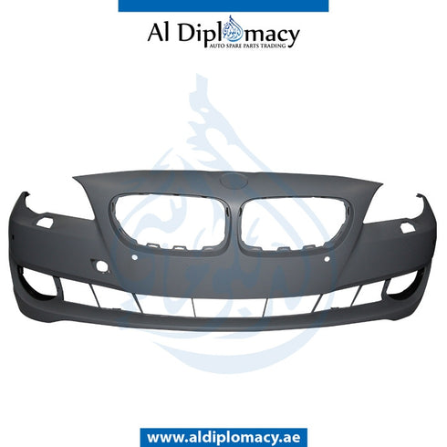 Front Bumper, WITH SENSOR Hole, WIPER Hole, AND CAMERA Hole, USA TYPE for BMW 5 Series F10 (2010-2016) models, Part Number T-51117285965