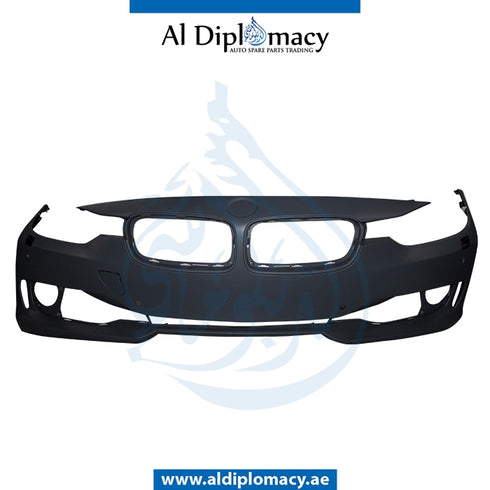 Front Bumper, WITH Sensor, Wiper, AND CAMERA HOLE for BMW 3 Series F30 (2011-2015) models, Part Number T-51117292996