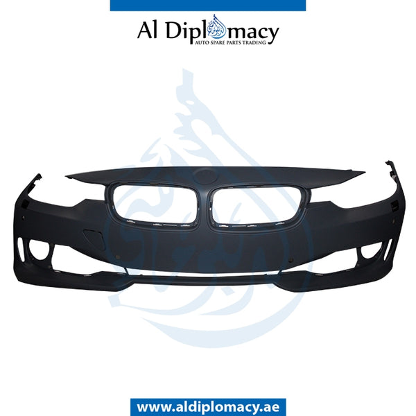Front Bumper, WITH Sensor, Wiper, AND CAMERA HOLE for BMW 3 Series F30 (2011-2015) models, Part Number T-51117292996