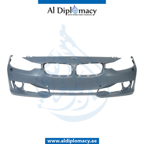 Front Bumper, WITH SENSOR AND WIPER HOLE for BMW 3 Series F30 (2011-2015) models, Part Number T-51117292998