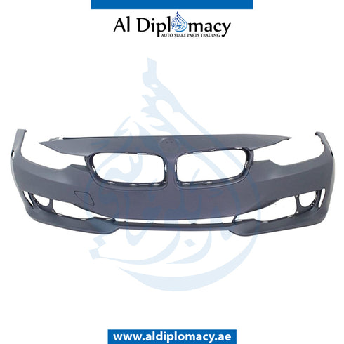 Front Bumper, WITHOUT SENSOR HOLE for BMW 3 Series F30 (2011-2015) models, Part Number T-51117293011