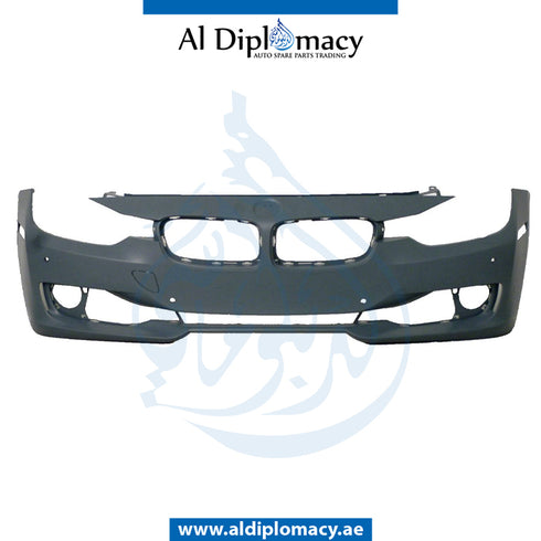 Front Bumper, WITH SENSOR AND CAMERA HOLE for BMW 3 Series F30 (2011-2015) models, Part Number T-51117293012