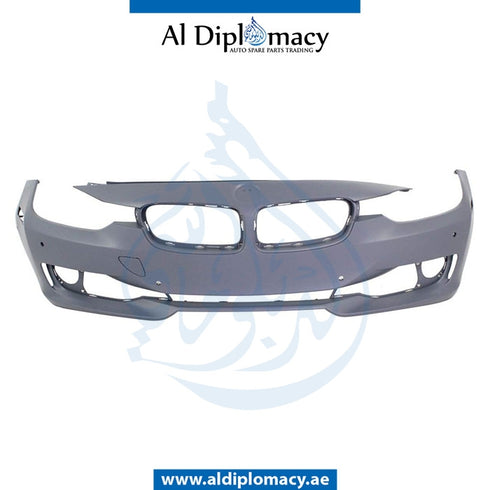 Front Bumper, WITH SENSOR AND CAMERA HOLE for BMW 3 Series F30 (2011-2015) models, Part Number T-51117293014