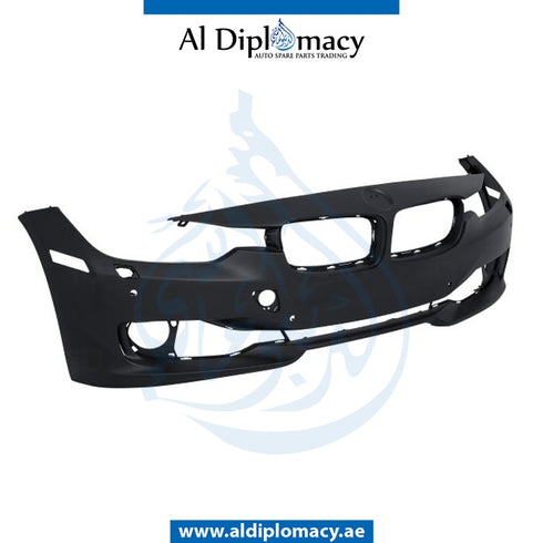 Front Bumper, WITH Sensor, Wiper, AND CAMERA HOLE for BMW 3 Series F30 (2011-2015) models
