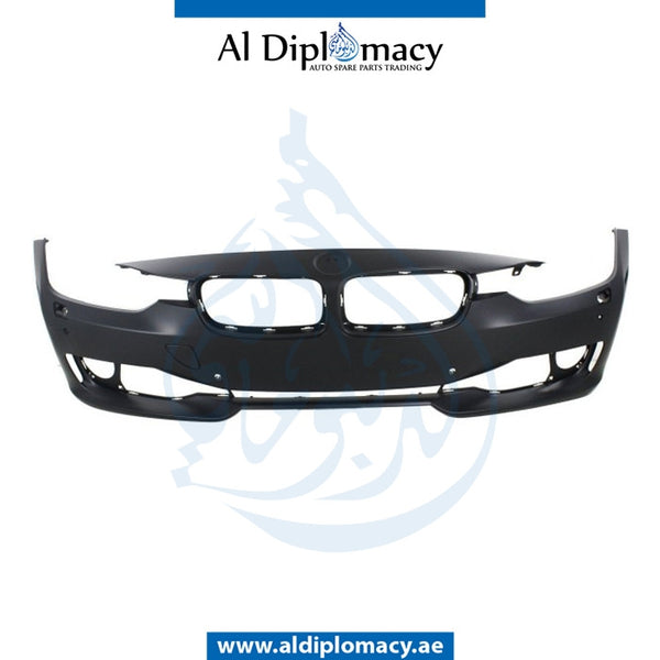 Front BUMPER WITH SENSOR AND WIPER HOLE for BMW 3 Series F30 (2011-2015) models, Part Number T-51117293017