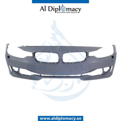 Front BUMPER WITH SENSOR AND WIPER HOLE for BMW 3 Series F30 (2011-2015) models, Part Number T-51117293018