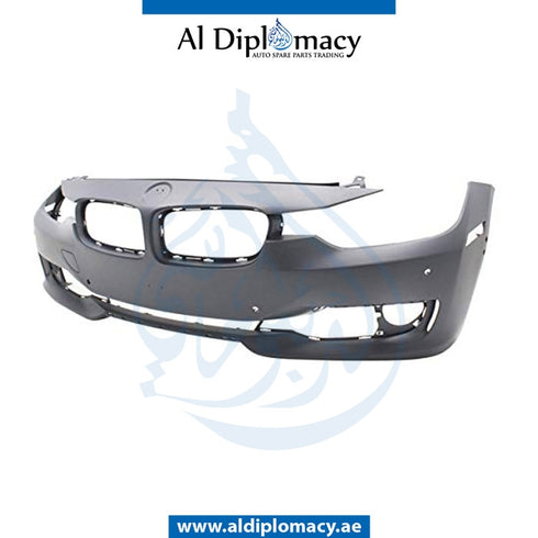 Front Bumper, WITH SENSOR AND CAMERA HOLE for BMW 3 Series F30 (2011-2015) models, Part Number T-51117293089