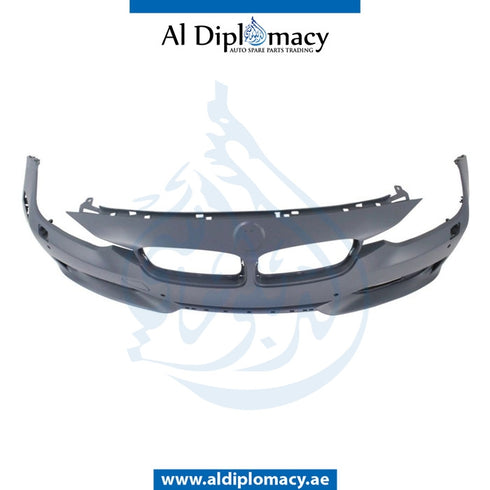 Front Bumper, WITH SENSOR AND WIPER HOLE for BMW 3 Series F30 (2011-2015) models, Part Number T-51117293091