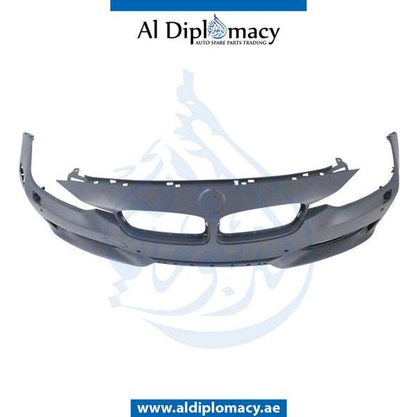 Front Bumper, WITH SENSOR AND WIPER HOLE for BMW 3 Series F30 (2011-2015) models, Part Number T-51117293091