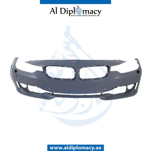 Front Bumper, WITH SENSOR AND WIPER HOLE for BMW 3 Series F30 (2011-2015) models
