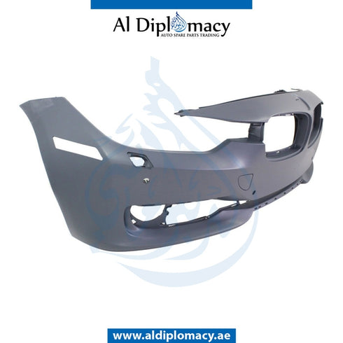 Front Bumper, WITH SENSOR AND WIPER HOLE for BMW 3 Series F30 (2011-2015) models