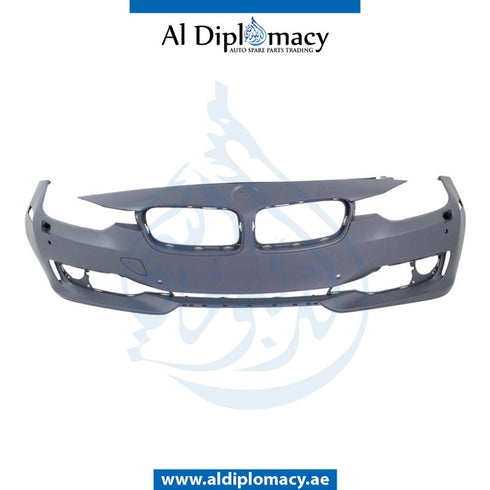 Front Bumper, WITH SENSOR AND WIPER HOLE for BMW 3 Series F30 (2011-2015) models, Part Number T-51117293092