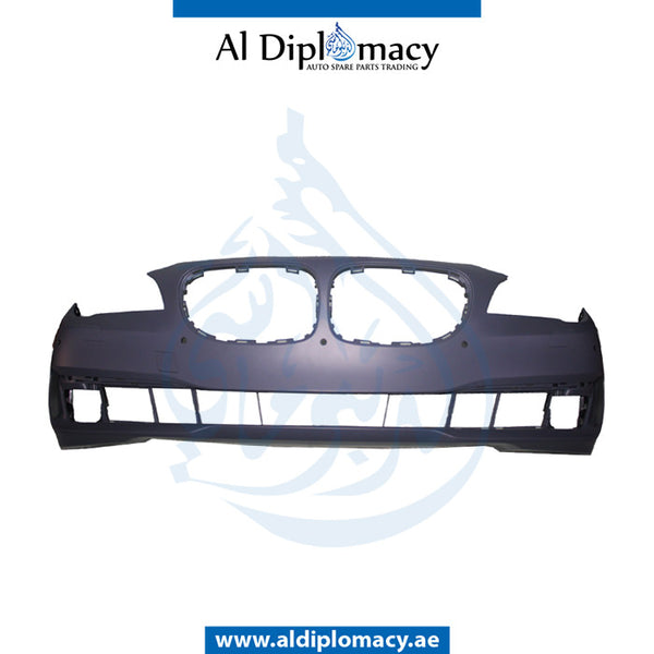 Front Bumper, WITH SENSOR AND WIPER HOLE for BMW 7 Series F01 (2013-2015) models, Part Number T-51117313945