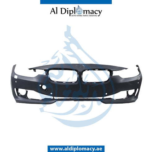 Front Bumper, WITH Sensor, Wiper, AND CAMERA HOLE for BMW 3 Series F30 (2011-2015) models