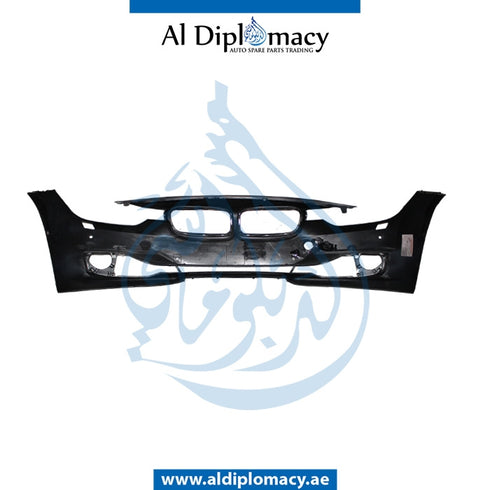 Front Bumper, WITH Sensor, Wiper, AND CAMERA HOLE for BMW 3 Series F30 (2011-2015) models