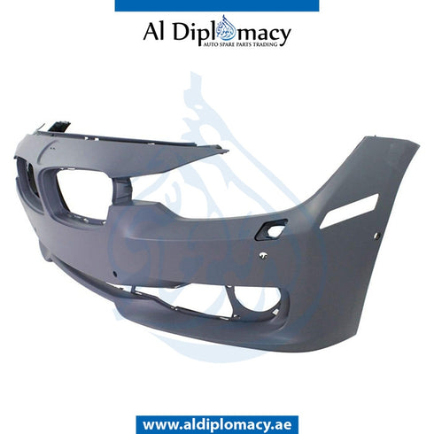 Front Bumper, WITH Sensor, Wiper, AND CAMERA HOLE for BMW 3 Series F30 (2011-2015) models