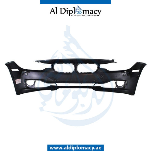 Front Bumper, WITH Sensor, Wiper, AND CAMERA HOLE for BMW 3 Series F30 (2011-2015) models, Part Number T-51117327277