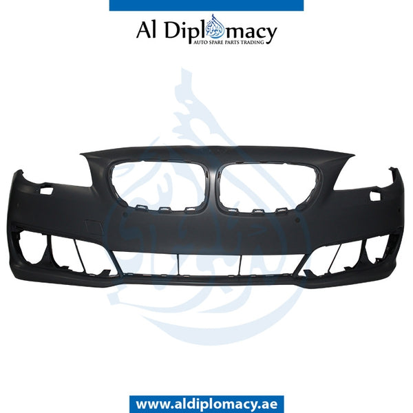 Front Bumper, WITH SENSOR AND WIPER HOLE for BMW 5 Series F10 (2013-2016) models, Part Number T-51117332678