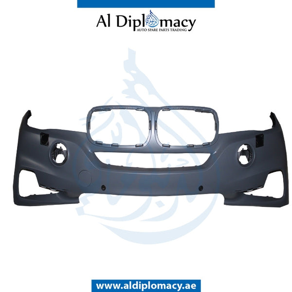 Front Bumper, WITH SENSOR AND WIPER HOLE for BMW X5 Series F15 (2013-2018) models, Part Number T-51117378602