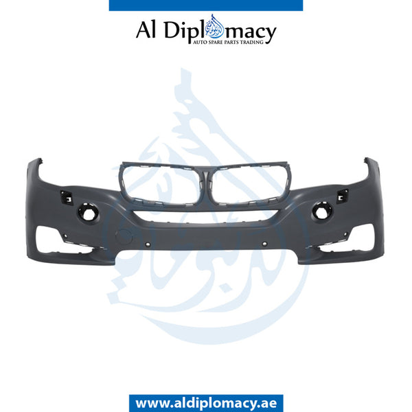Front Bumper, WITH SENSOR AND WIPER HOLE for BMW X5 Series F15 (2013-2018) models, Part Number T-51117379415