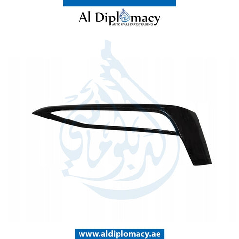 Front Left Lower BUMPER GRILLE MOLDING for BMW 5 Series G30 (2016-2020) models, Part Number T-51117385281