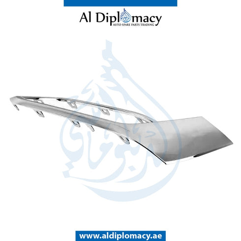 Front Right Lower BUMPER GRILLE MOLDING for BMW 5 Series G30 (2016-2020) models, Part Number T-51117385284