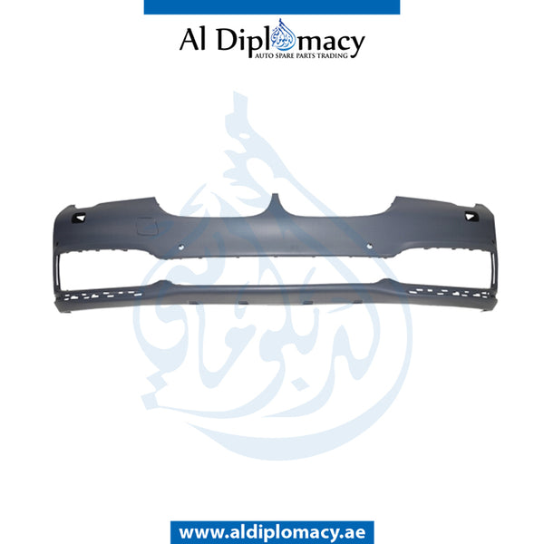 Front Bumper, WITH SENSOR AND WIPER HOLE for BMW 7 Series G11 (2015) models, Part Number T-51117402818