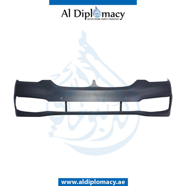 Front Bumper, WITH SENSOR HOLE for BMW 5 Series G30 (2016-2020) models, Part Number T-51117427441