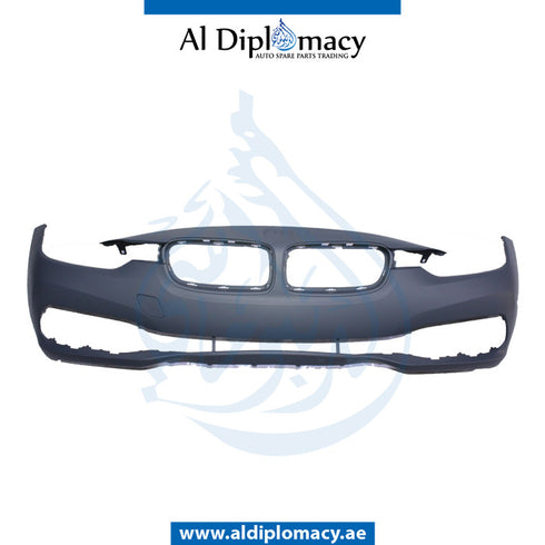Front Bumper, WITHOUT SENSOR HOLE for BMW 3 Series F30 (2015-2019) models, Part Number T-51117445135