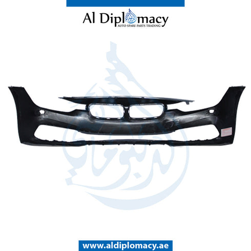 Front Bumper, WITH WIPER HOLE for BMW 3 Series F30 (2015-2019) models