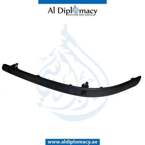 Front Left BUMPER Molding, WITH SENSOR HOLE for BMW 5 Series E39 (1995-2003) models, Part Number T-51117894139