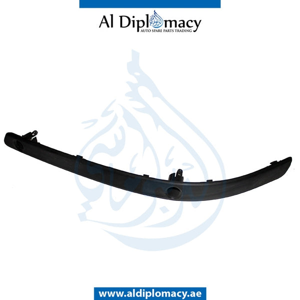 Front Left BUMPER Molding, WITH SENSOR HOLE for BMW 5 Series E39 (1995-2003) models, Part Number T-51117894139