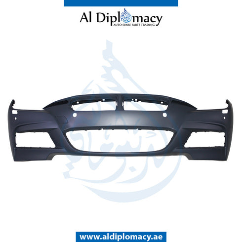 Front Bumper, WITH SENSOR AND WIPER HOLE for BMW 3 Series F30 (2011-2015) models, Part Number T-51118055822
