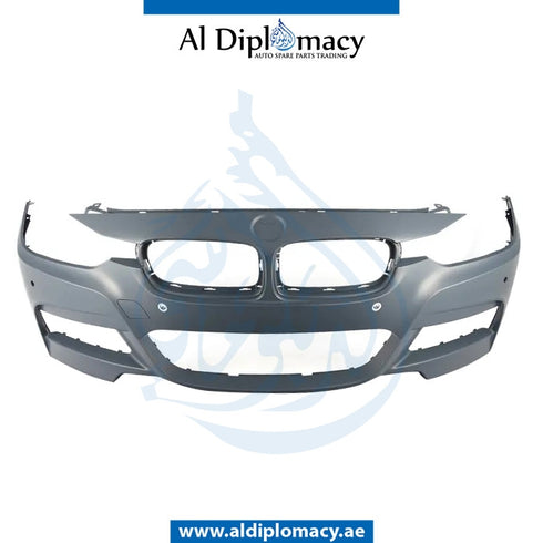 Front Bumper, WITH SENSOR AND CAMERA HOLE for BMW 3 Series F30 (2011-2015) models, Part Number T-51118055827
