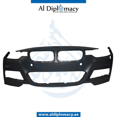Front Bumper, WITH SENSOR Hole, WIPER Hole, AND CAMERA Hole, M-tec for BMW 3 Series F30 (2011-2015) models, Part Number T-51118055830