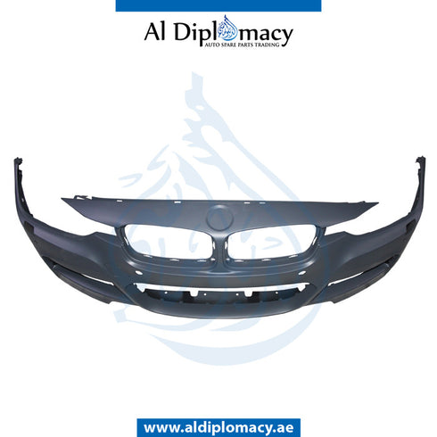 Front Bumper, WITH SENSOR AND WIPER HOLE for BMW 3 Series F30 (2011-2015) models