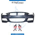 Front Bumper, WITH SENSOR AND WIPER HOLE for BMW 3 Series F30 (2011-2015) models