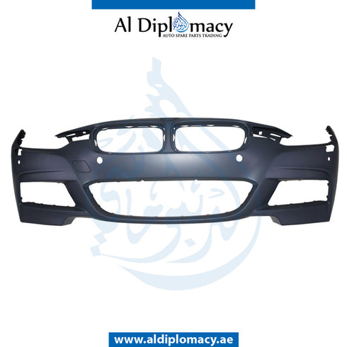 Front Bumper, WITH SENSOR AND WIPER HOLE for BMW 3 Series F30 (2011-2015) models, Part Number T-51118056560