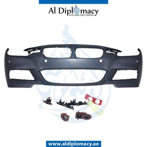 Front Bumper, WITH SENSOR AND CAMERA HOLE for BMW 3 Series F30 (2011-2015) models