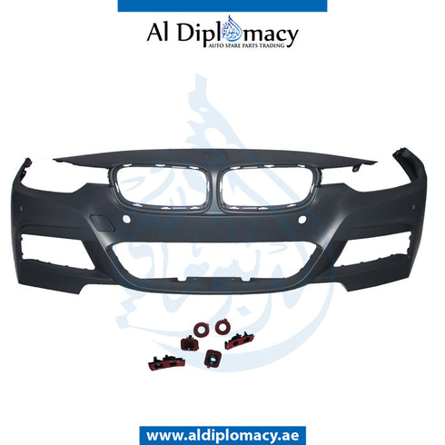 Front Bumper, WITH SENSOR AND CAMERA HOLE for BMW 3 Series F30 (2011-2015) models, Part Number T-51118056561