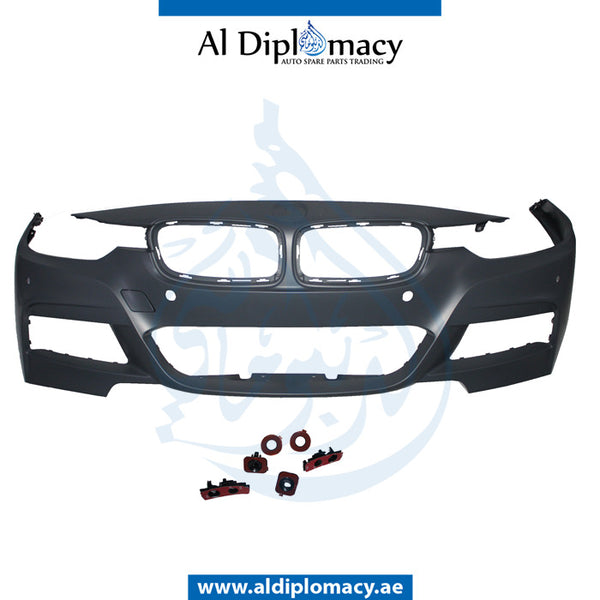Front Bumper, WITH SENSOR AND CAMERA HOLE for BMW 3 Series F30 (2011-2015) models, Part Number T-51118056561