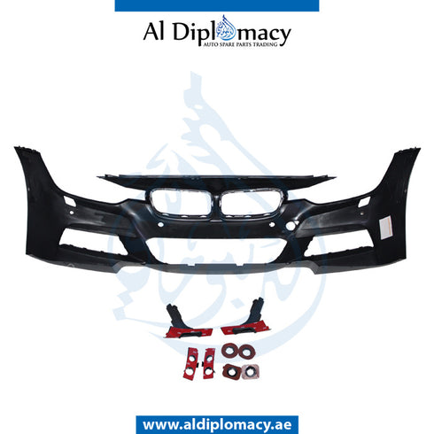 Front Bumper, WITH Sensor, Wiper, AND CAMERA HOLE for BMW 3 Series F30 (2011-2015) models