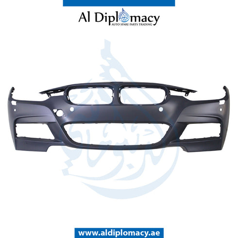 Front Bumper, WITH Sensor, Wiper, AND CAMERA HOLE for BMW 3 Series F30 (2011-2015) models, Part Number T-51118056562