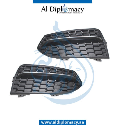 Front Bumper, WITH SENSOR AND WIPER Hole, M Look, COMPLETE for BMW 2 Series F22 (2017-2021) models